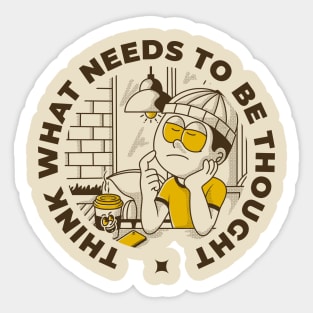 Overthinking Sticker